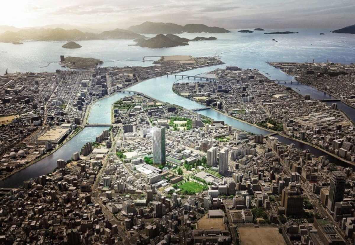 「hitoto広島 The Tower」の完成予想パース