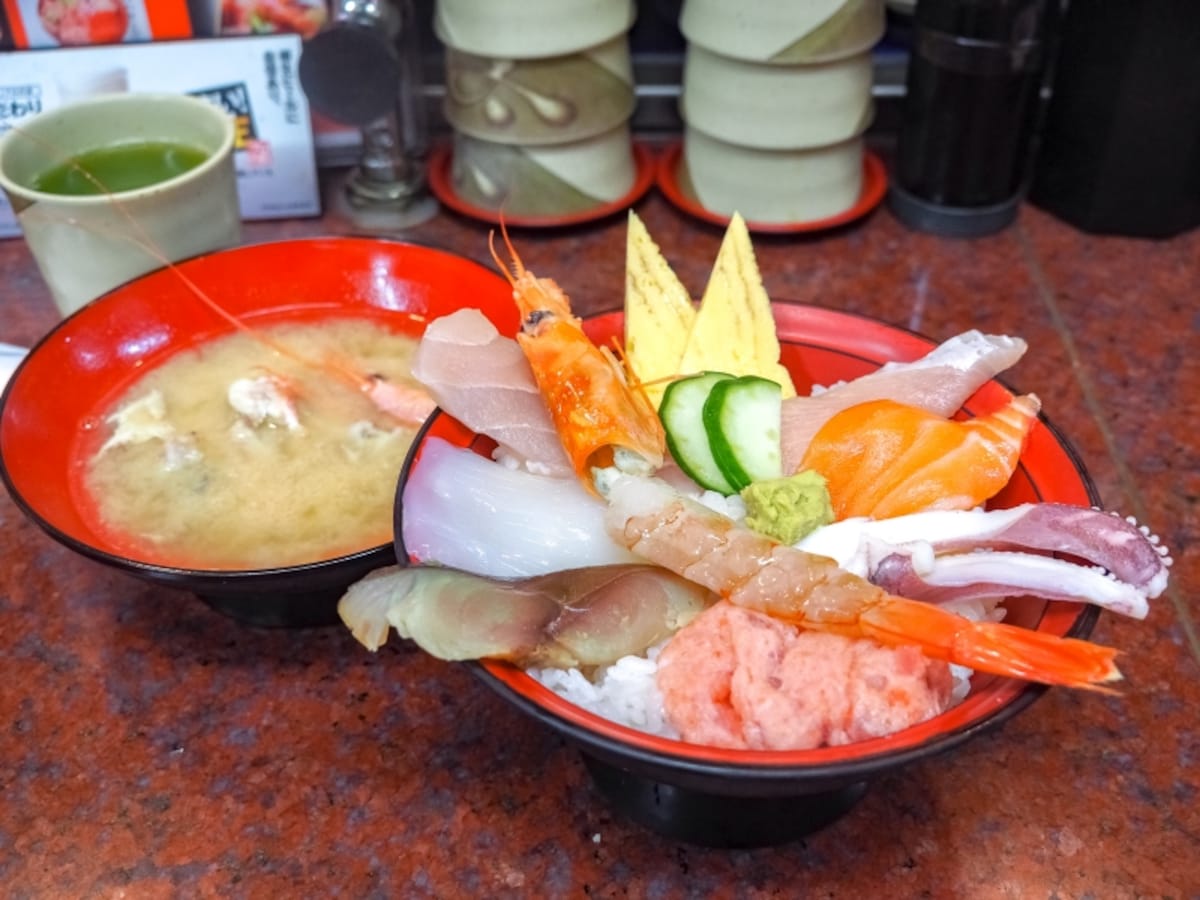 市場海鮮丼＠近江町市場寿し