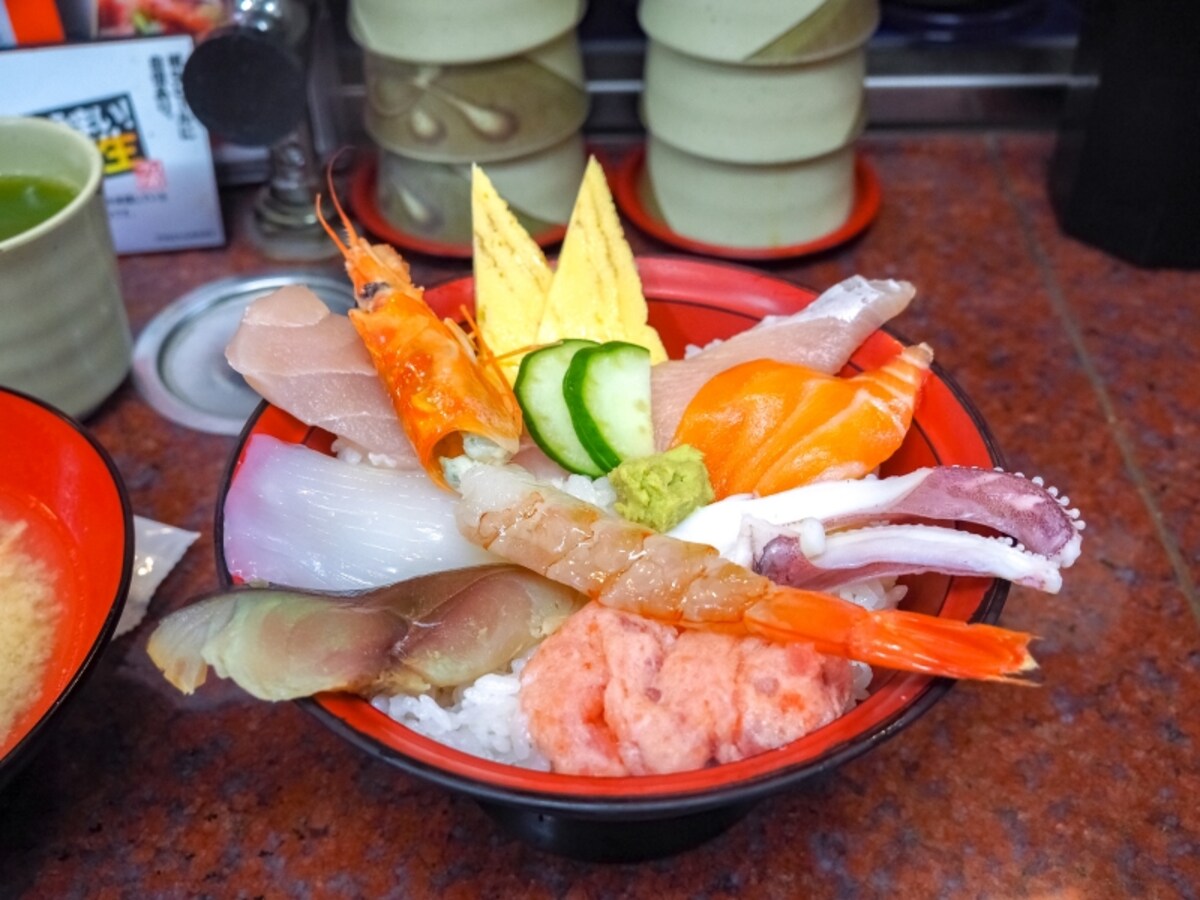 市場海鮮丼＠近江町市場寿し