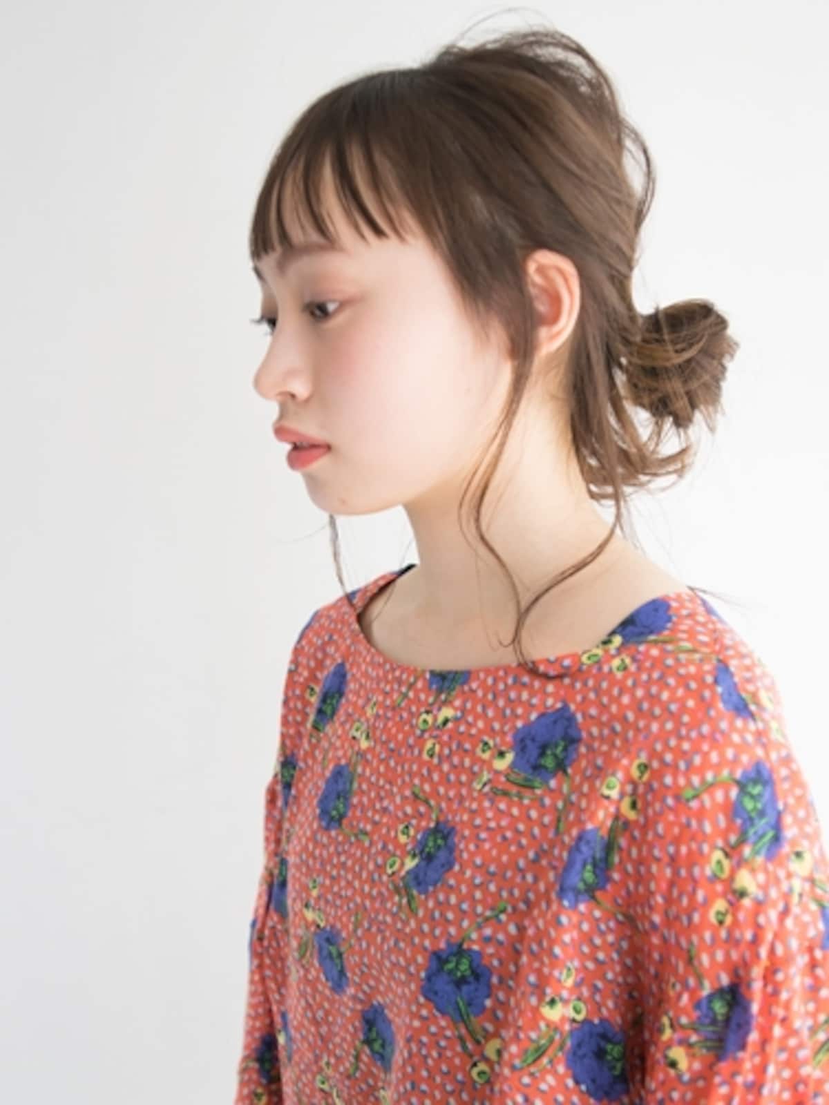 ゆるふわお団子で伸ばしかけの髪をおしゃれに簡単ヘアアレンジ