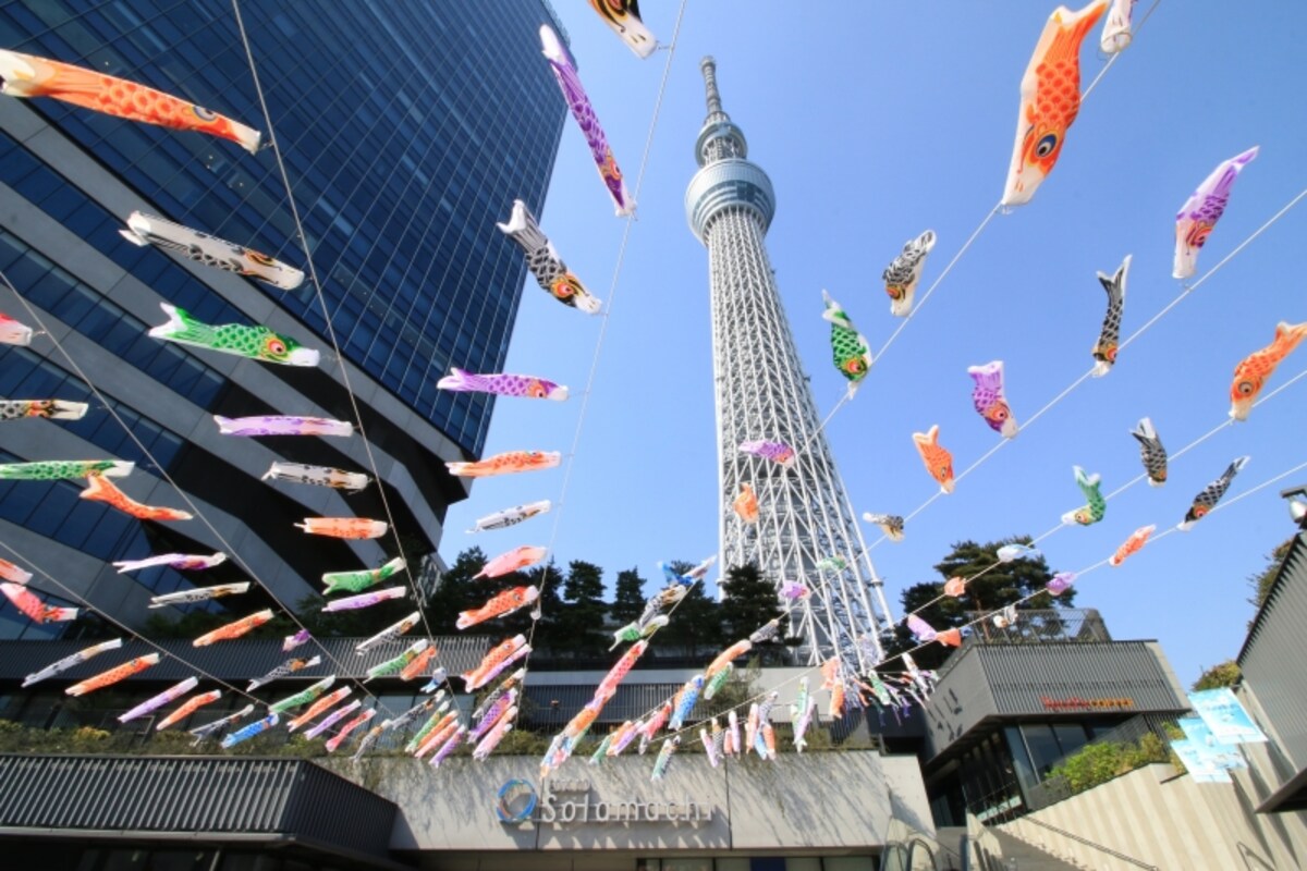 合計1000匹のこいのぼり