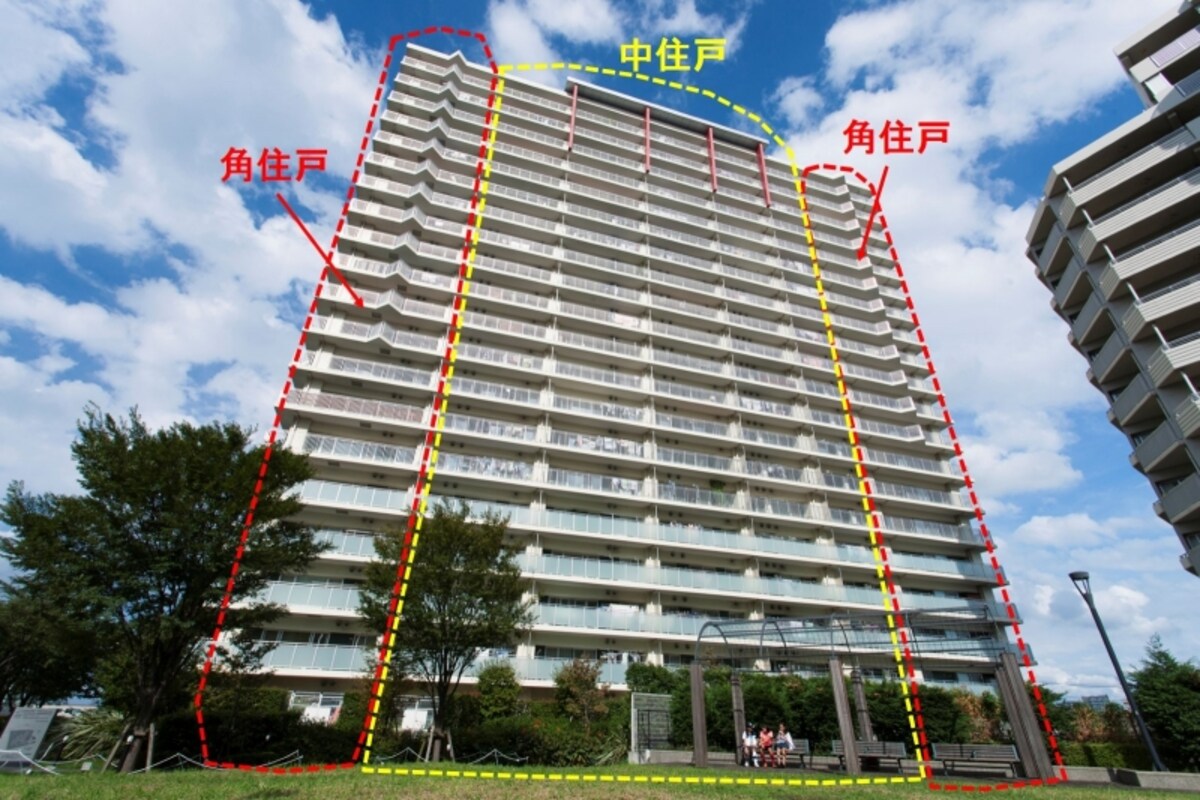 中部屋と角部屋、どちらを選ぶ？