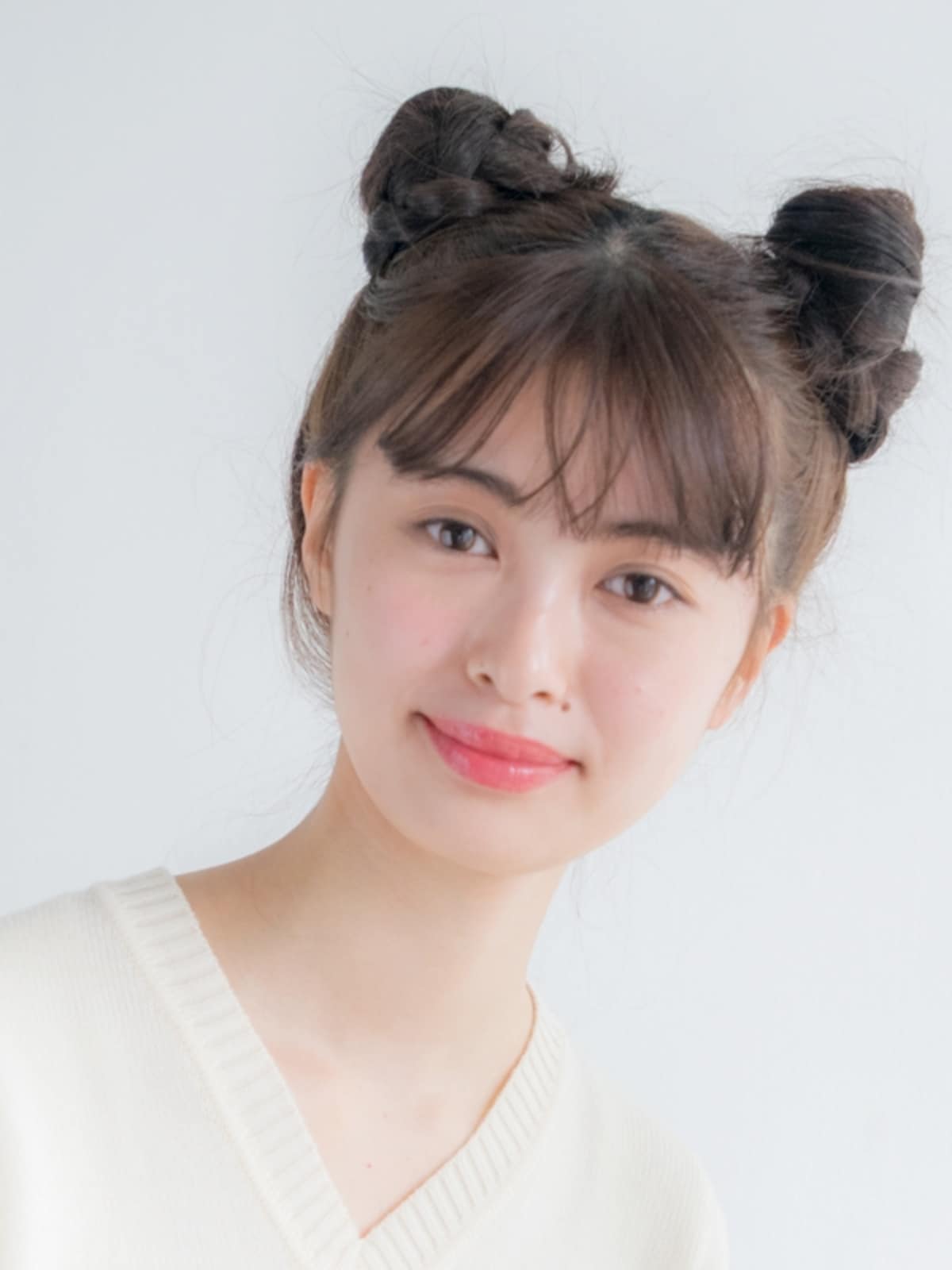 ライブ髪型・プチお団子ヘア