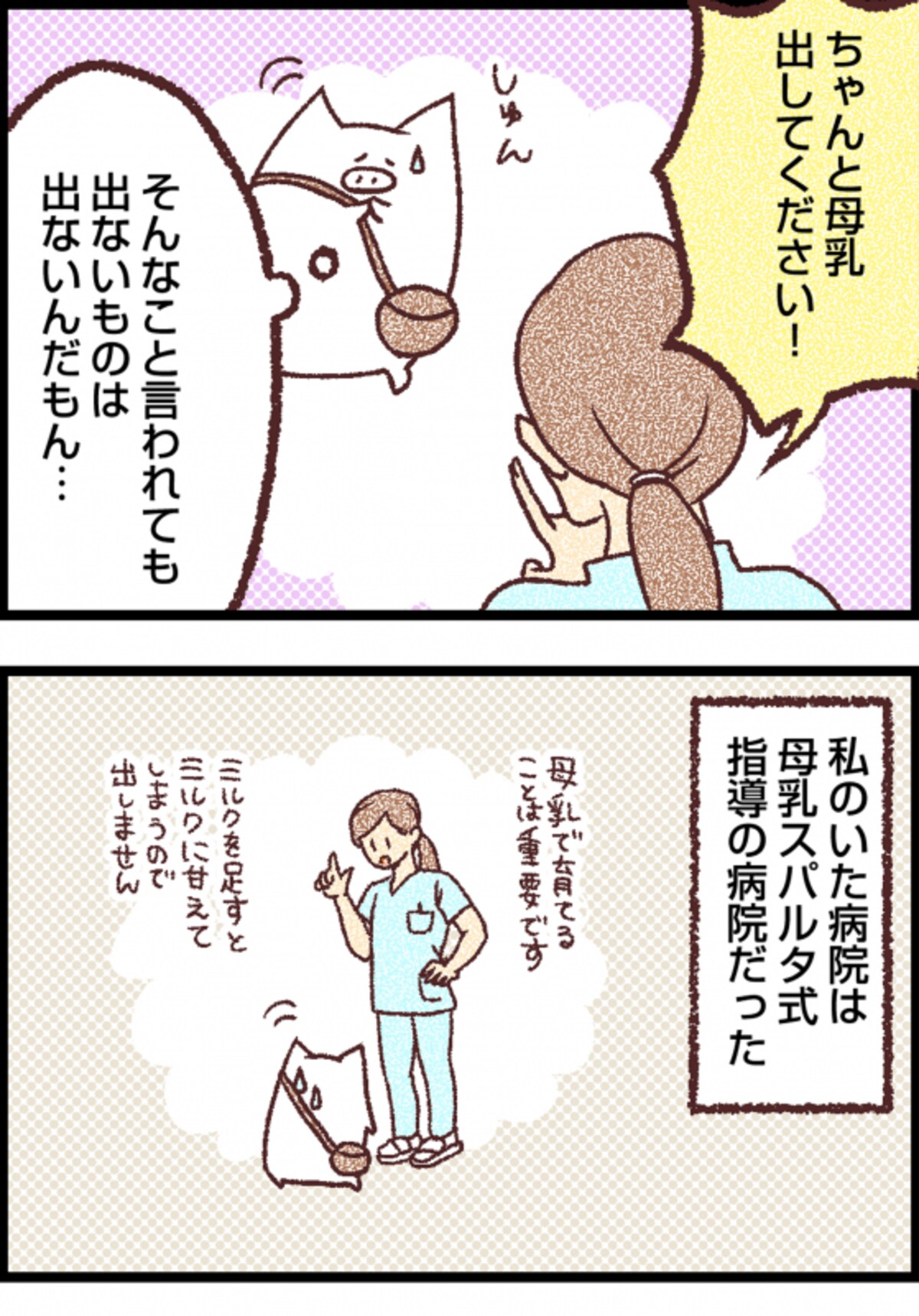 母乳スパルタ式指導の病院