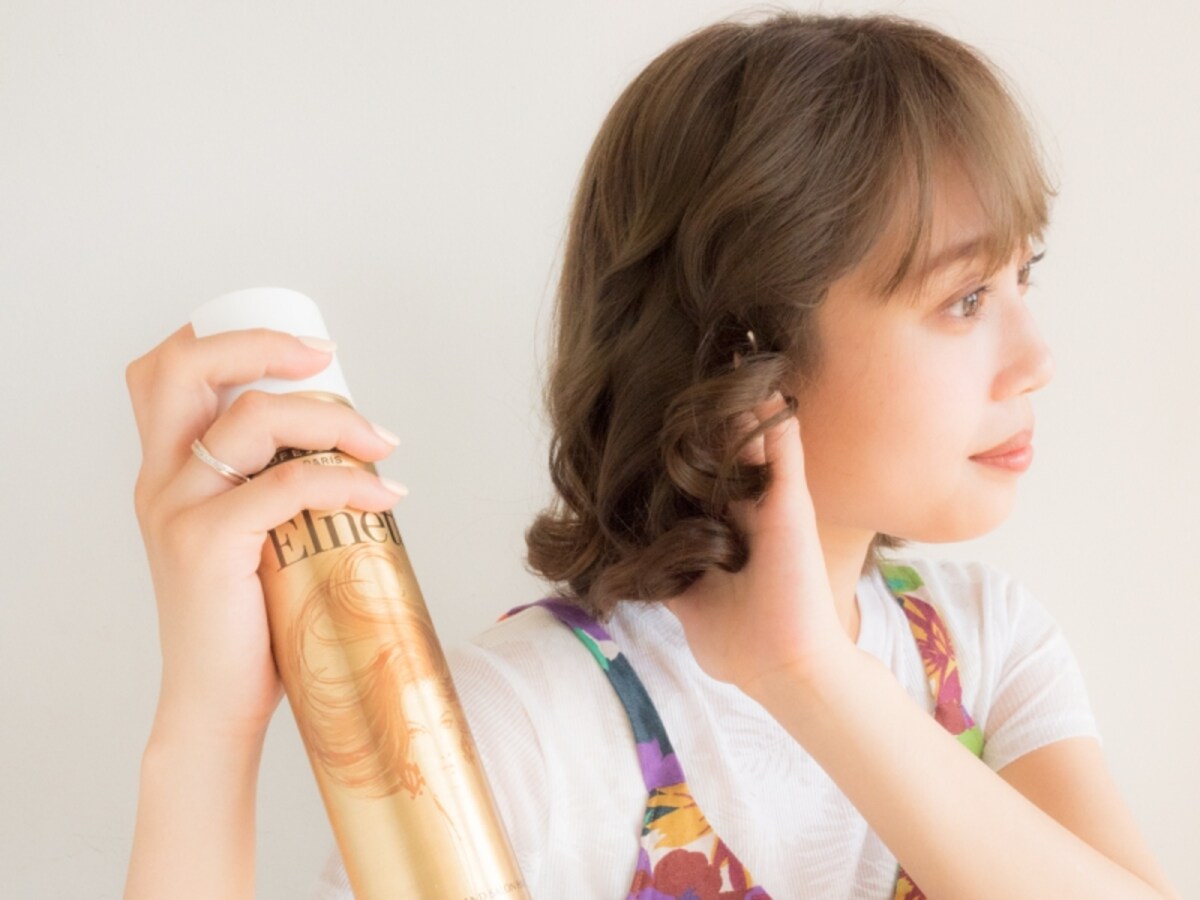 雨に負けない巻き髪の作り方・ヘアアイロンの使い方