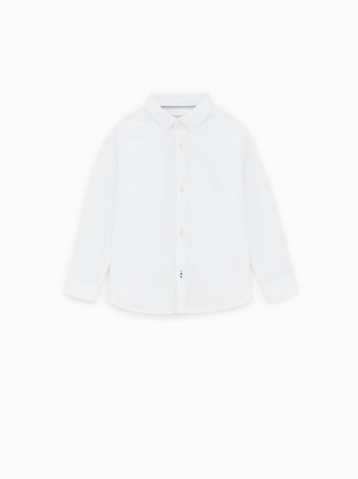 ZARA キッズ ボーイ ベーシックオックスフォードシャツ