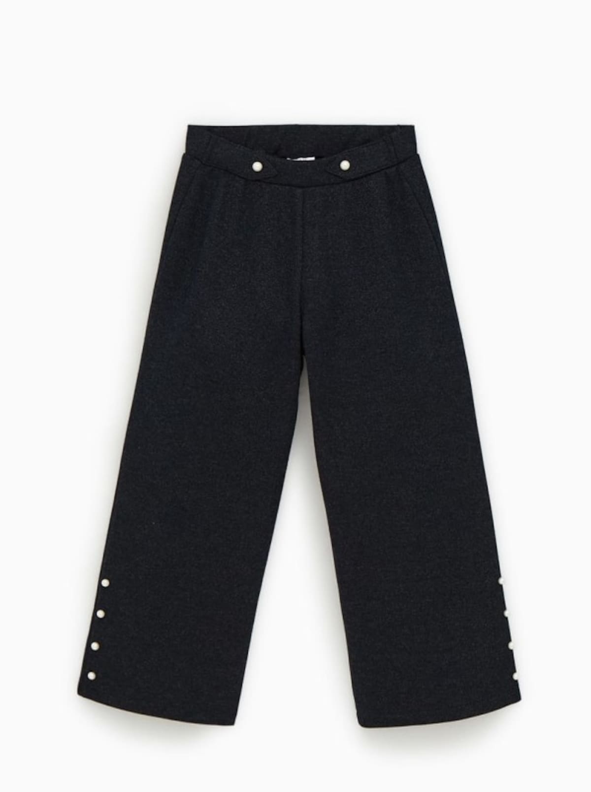 ZARA キッズ ガール フェイクパール付きキュロット