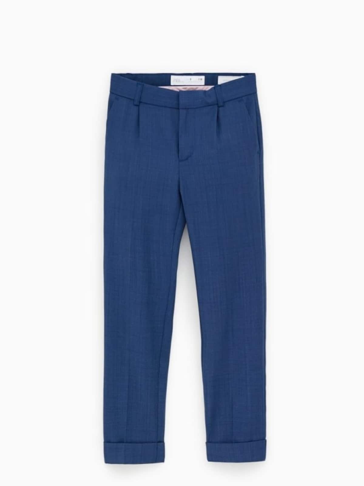 ZARA キッズ ボーイ テクスチャーパンツ