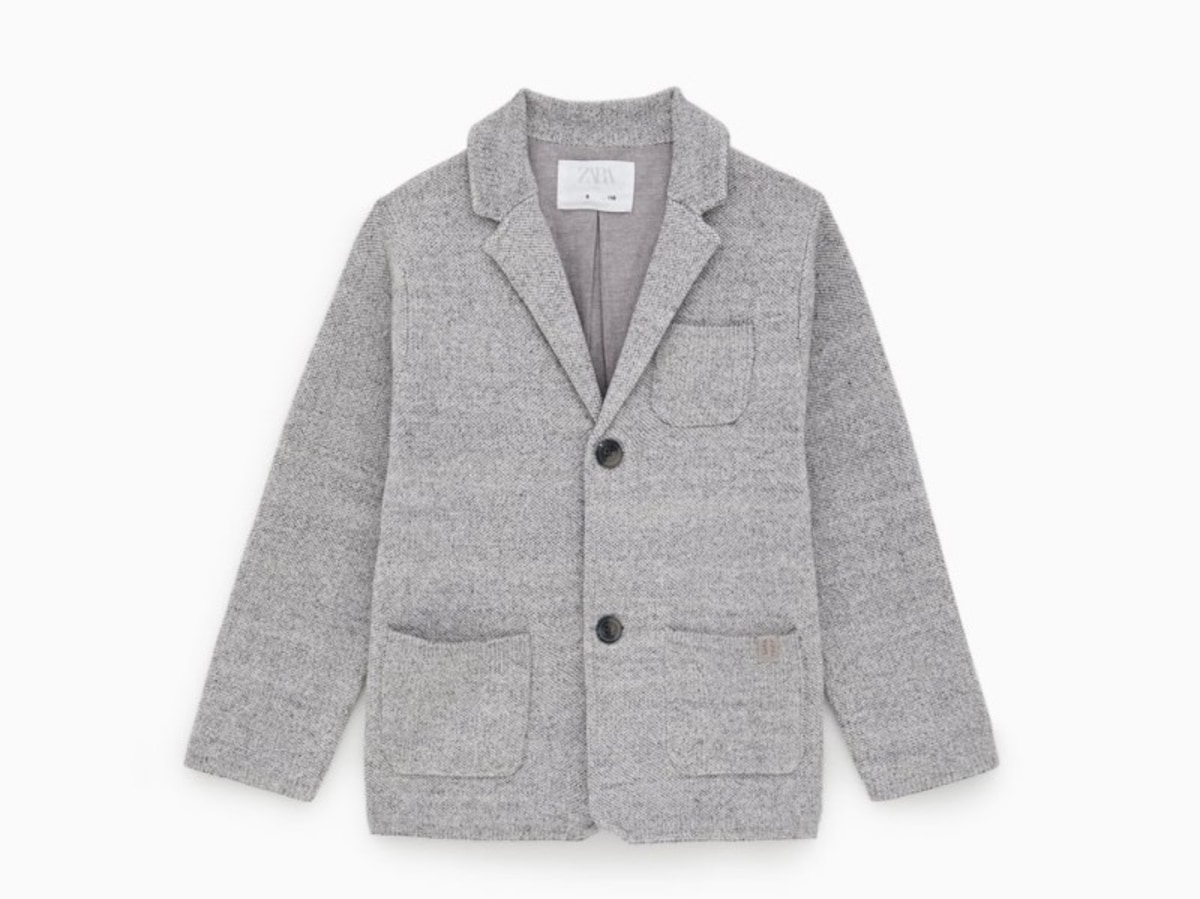 ZARA キッズ ボーイ メランジブレザー