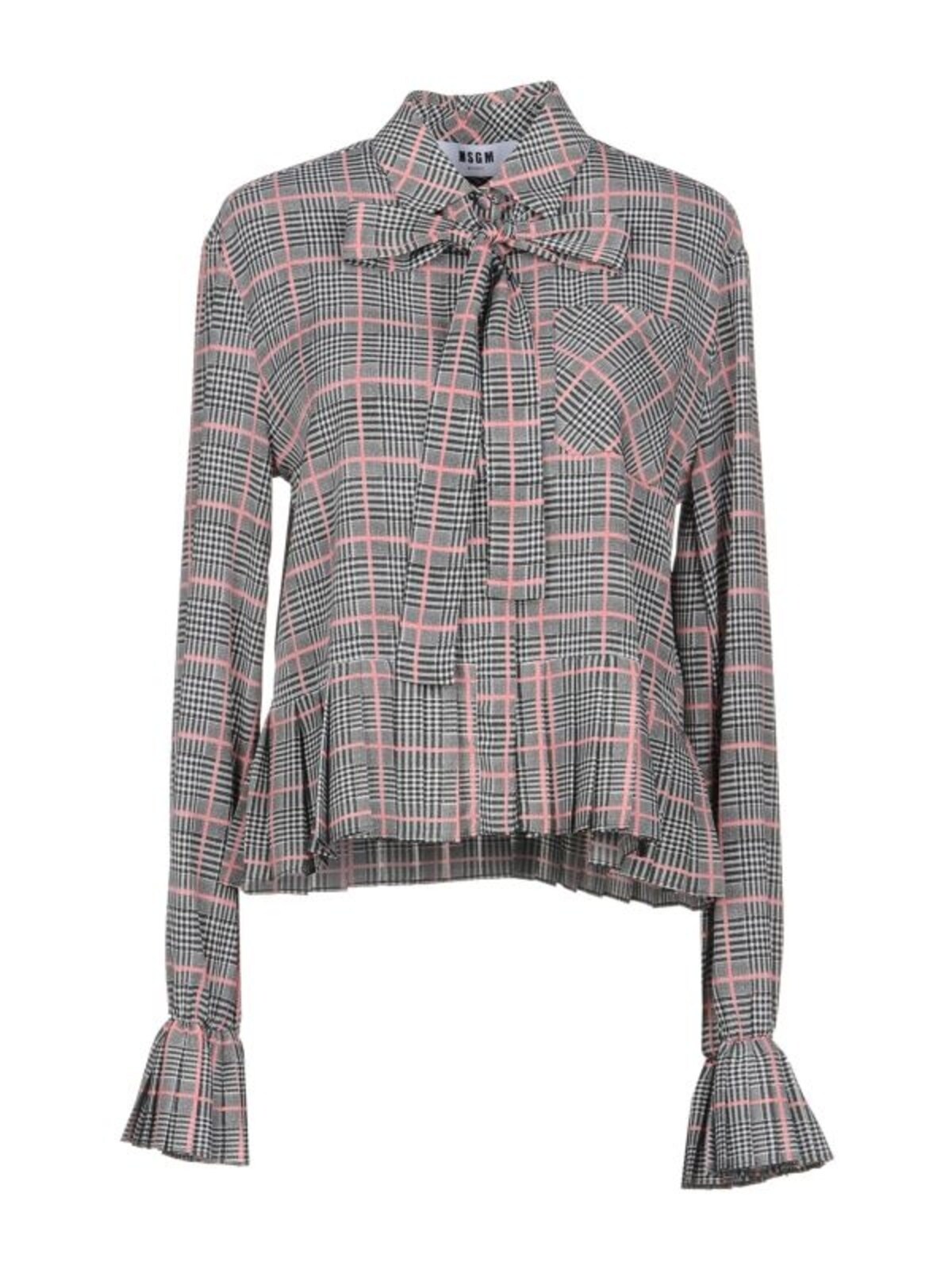 チェック柄シャツ