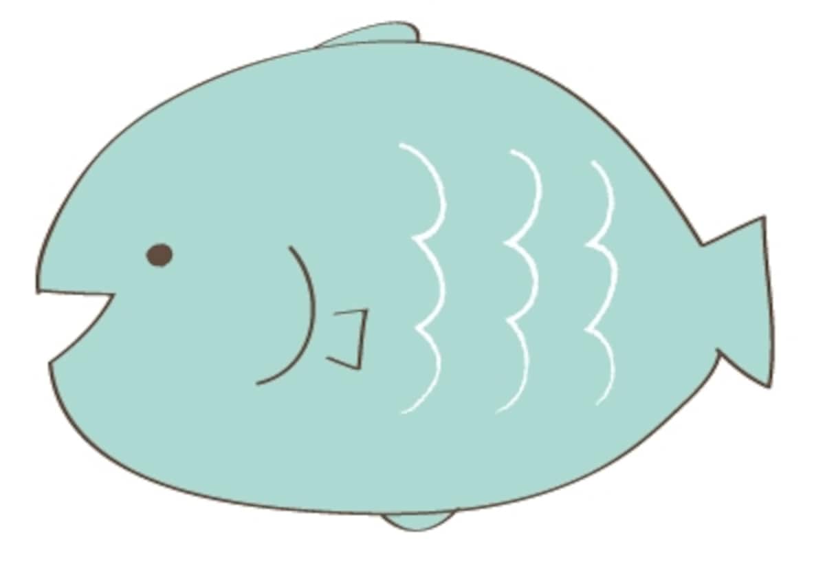 カラー　魚　夏　イラスト　フリー　かわいい
