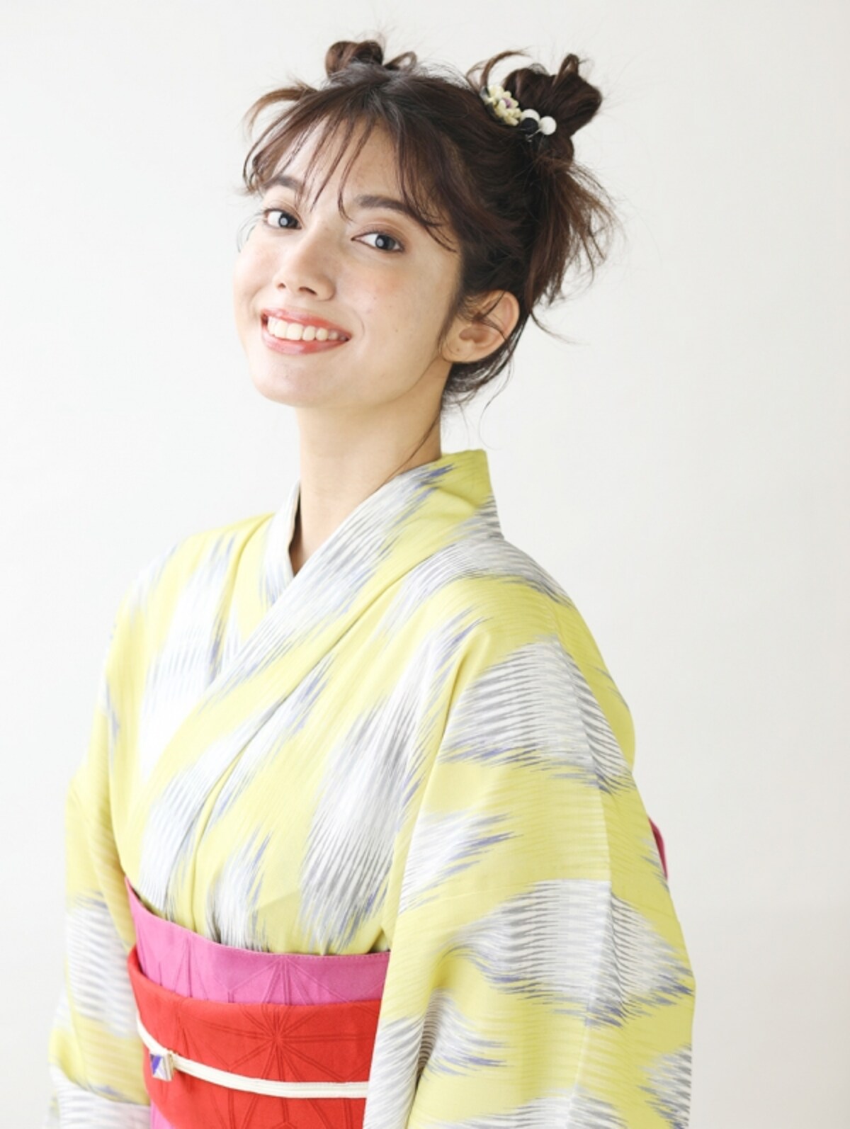 ミディアム浴衣・大人も似合う猫耳ヘアアレンジ