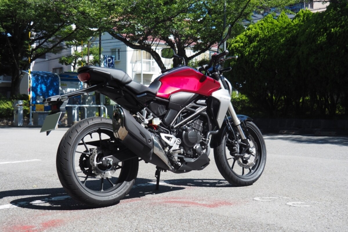 CB250Rリアビュー