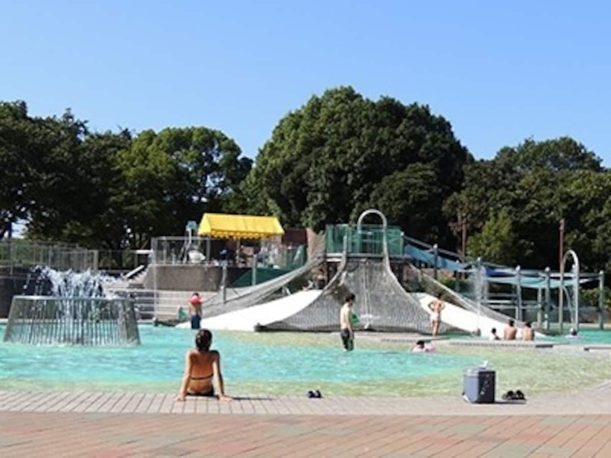 昭和記念公園の冒険プール