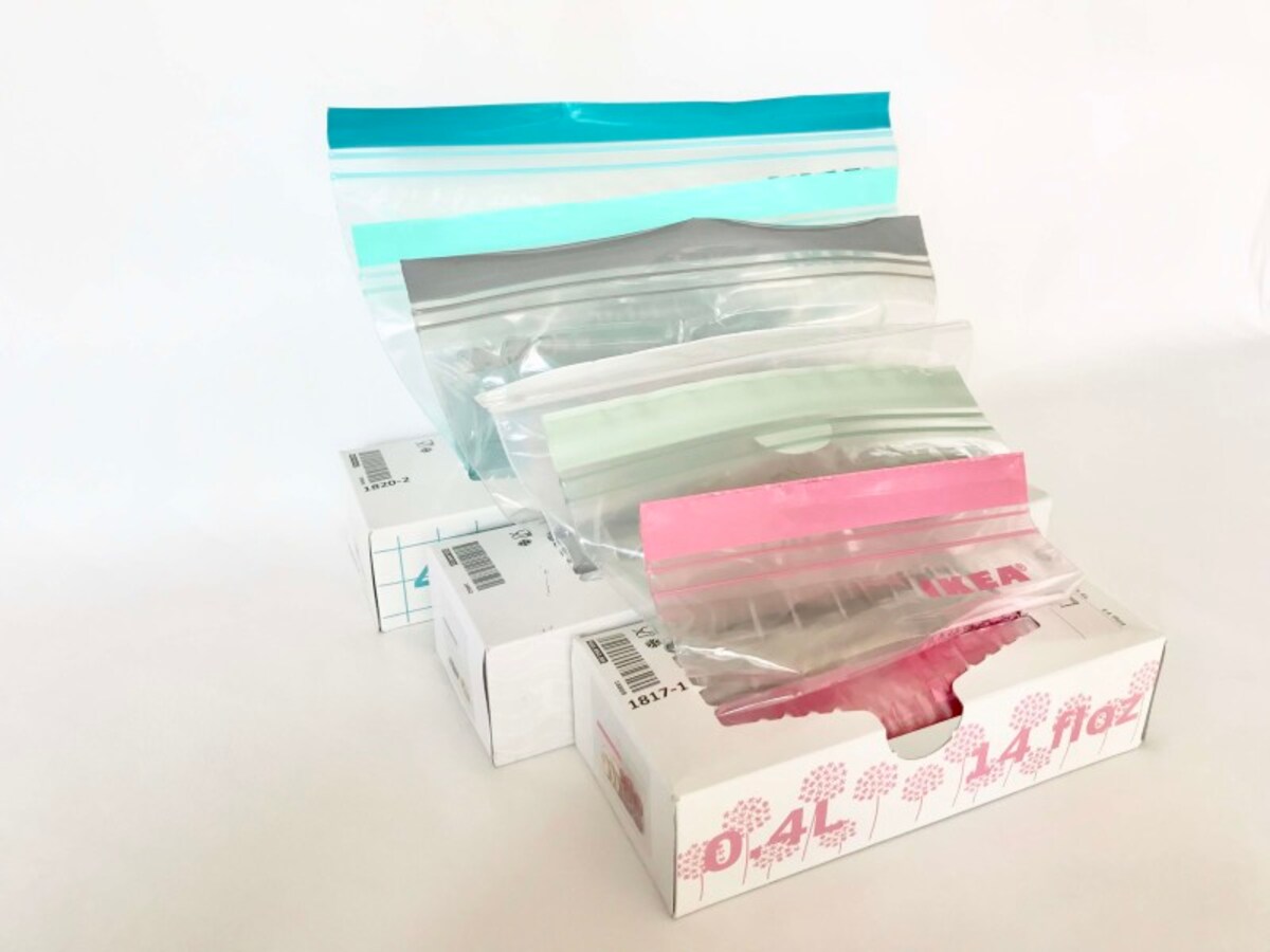 IKEAの大人気のジッパー付きプラスチック袋：ISTAD