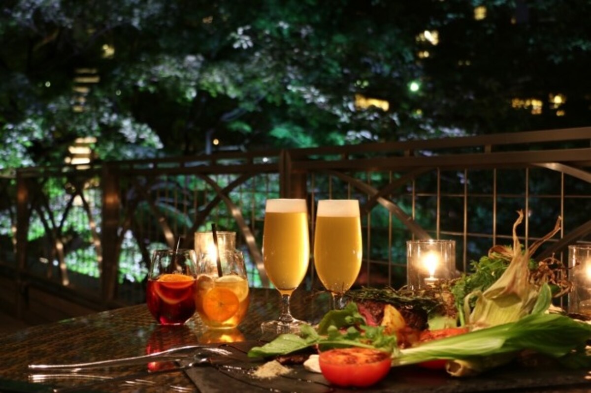 八芳園 ビアテラス HAPPY!BEAUTY!HEALTHY!