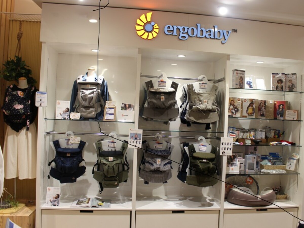 ららぽーと海老名（神奈川・海老名市）にあるDADWAY直営店、DADWAY LIFE DISCOVERYでは、エルゴベビーの全シリーズが試着できます