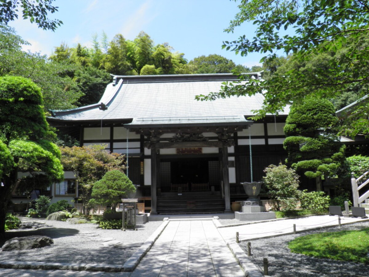 報国寺の本堂