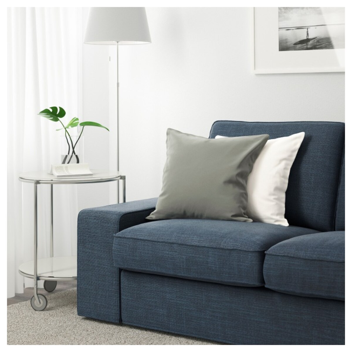 IKEAのKIVIK シーヴィク2人掛けソファ（ヒッラレド ダークブルー）税込36990円（画像はIKEAオンラインストアより引用）