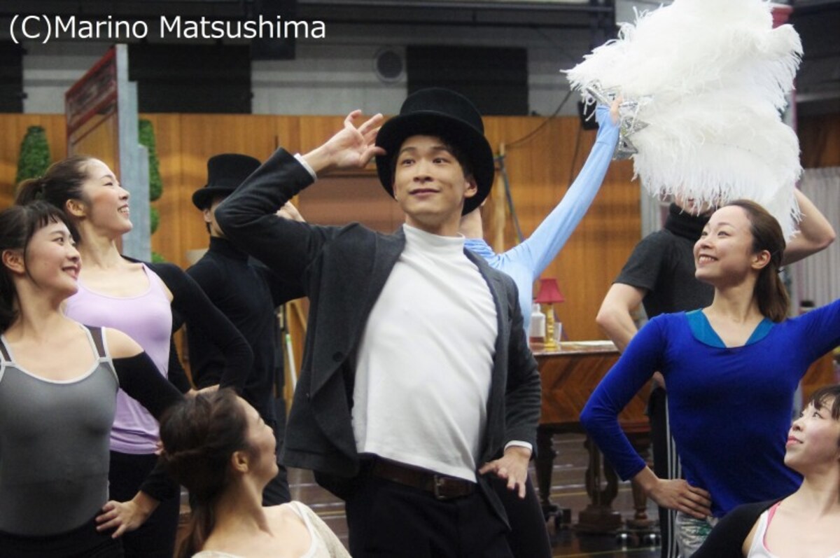 『パリのアメリカ人』稽古場取材会にて。(C)Marino Matsushima