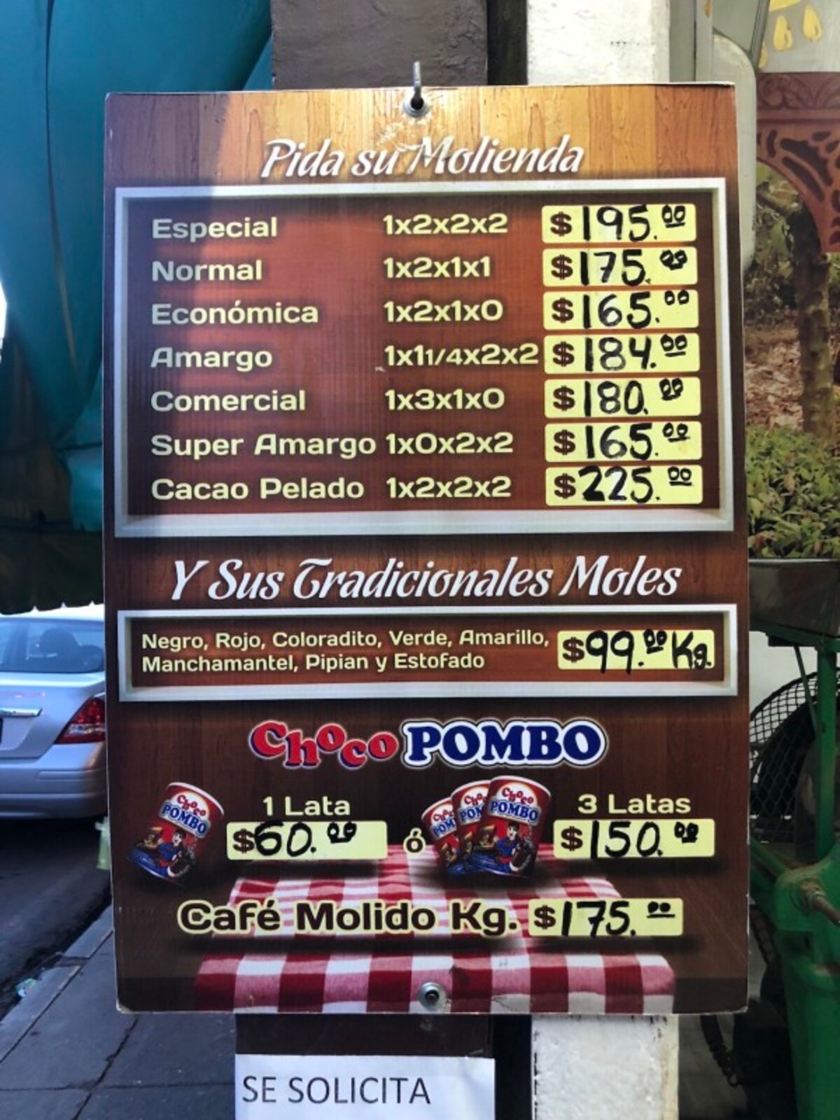 メキシコ　チョコはドリンク