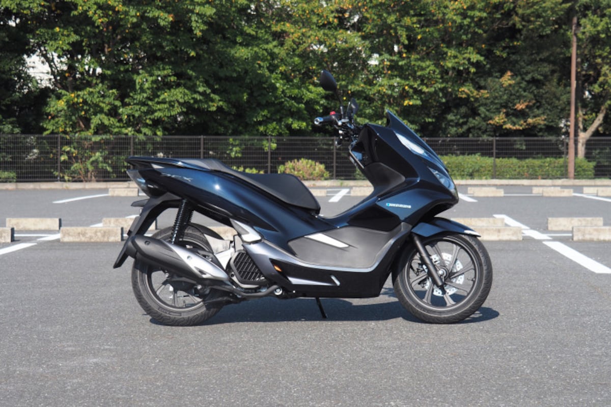 PCXハイブリッドサイドビュー