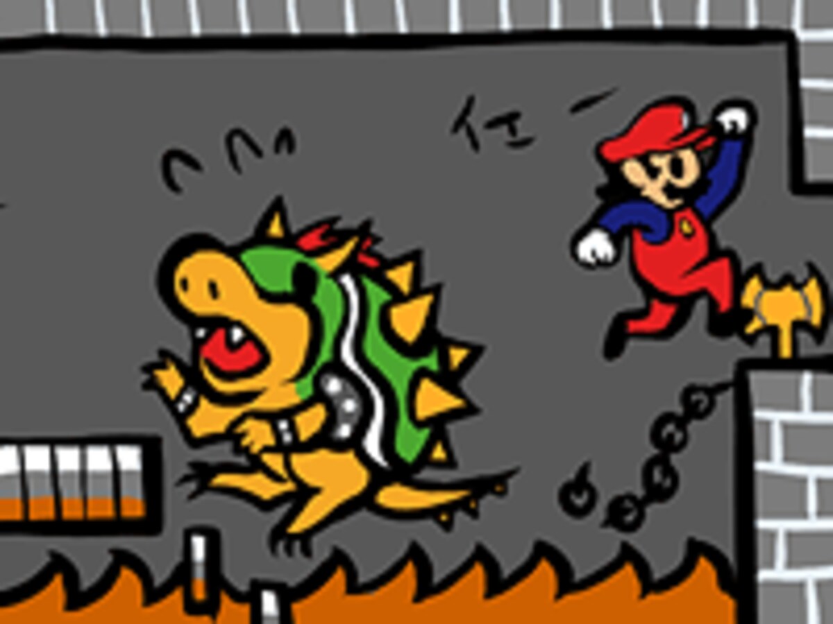 スーパーマリオブラザーズの図
