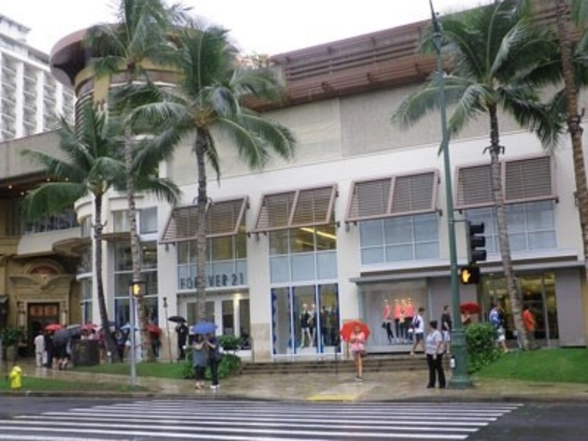 珍しく、1日中雨が降った日のハワイ。（出典:ハワイ・雨の日の過ごし方）