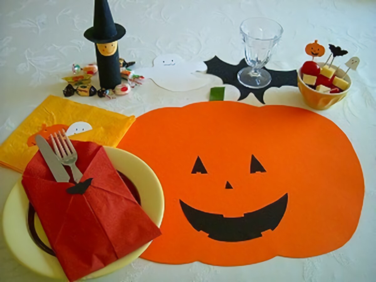 テーブルセットをハロウィン一色に！