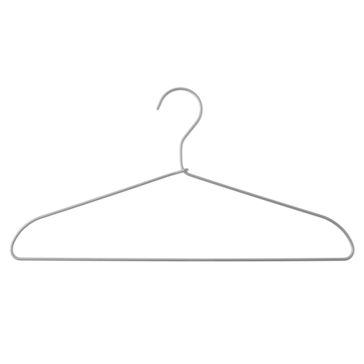 無印良品の定番人気のアルミ洗濯用ハンガー。軽くて劣化しにくいので長く愛用できる。