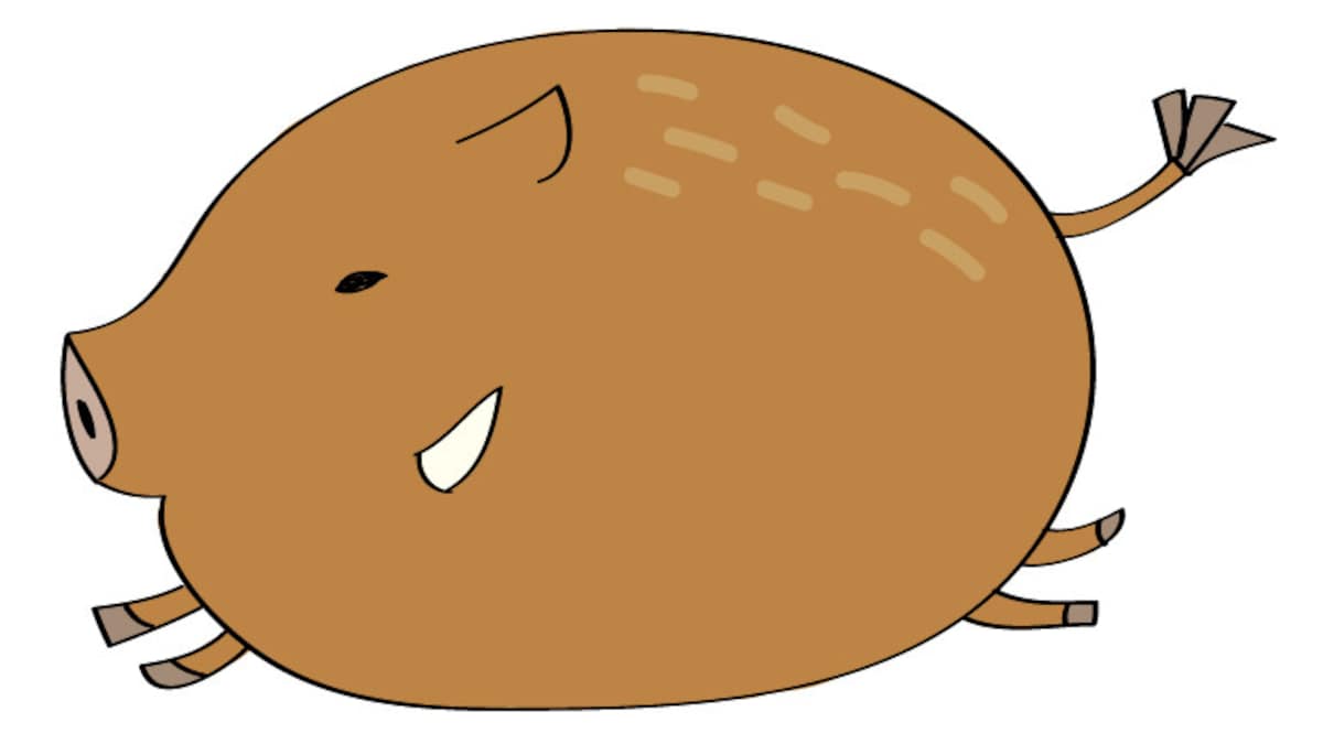 亥　年賀状　イラスト　無料　かわいい