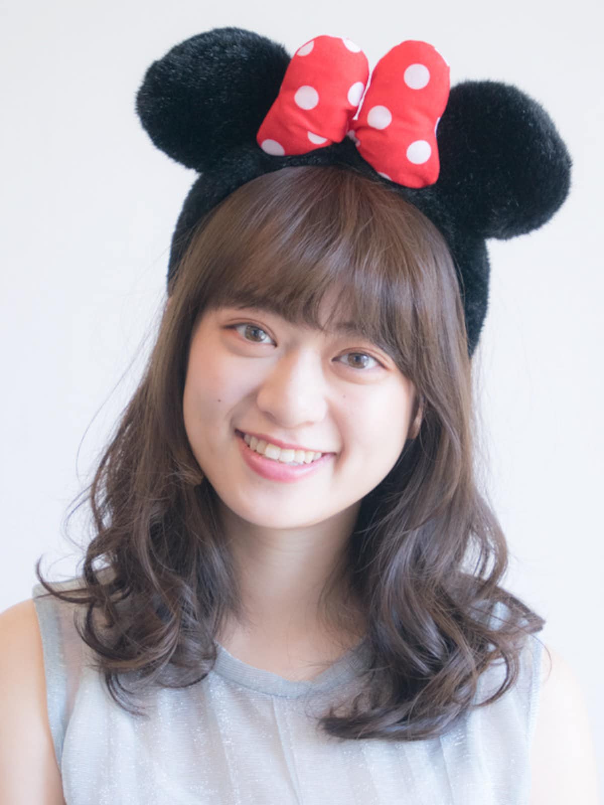 巻き髪×カチューシャ　ディズニー髪型
