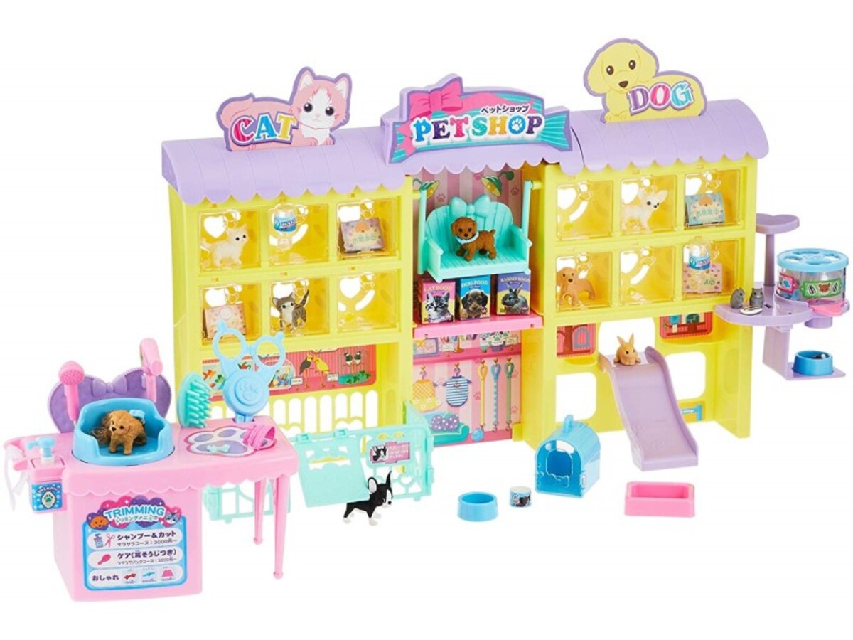 子供のクリスマスプレゼント人気ランキング8位 『リカちゃん わんにゃんトリマー にぎやかペットショップ』