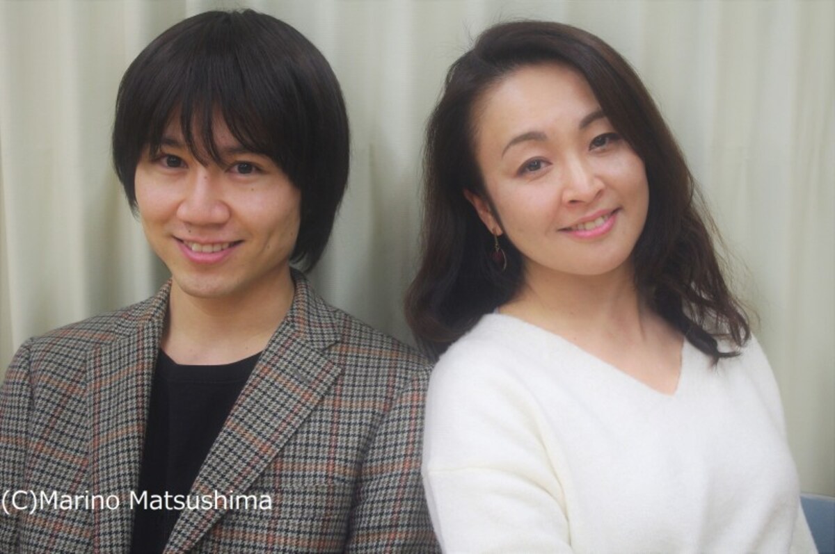（右）飯野めぐみ　神奈川県出身。『天使は瞳を閉じて』でミュージカル・デビューし、『マルグリット』『H12』『1789』『キンキー・ブーツ』等の舞台で活躍している。（左）大音智海　千葉県出身。『キャッチ・ミー・イフ・ユー・キャン』『ジャージー・ボーイズ』『プリシラ』等の舞台で活躍。(C)Marino Matsushima
