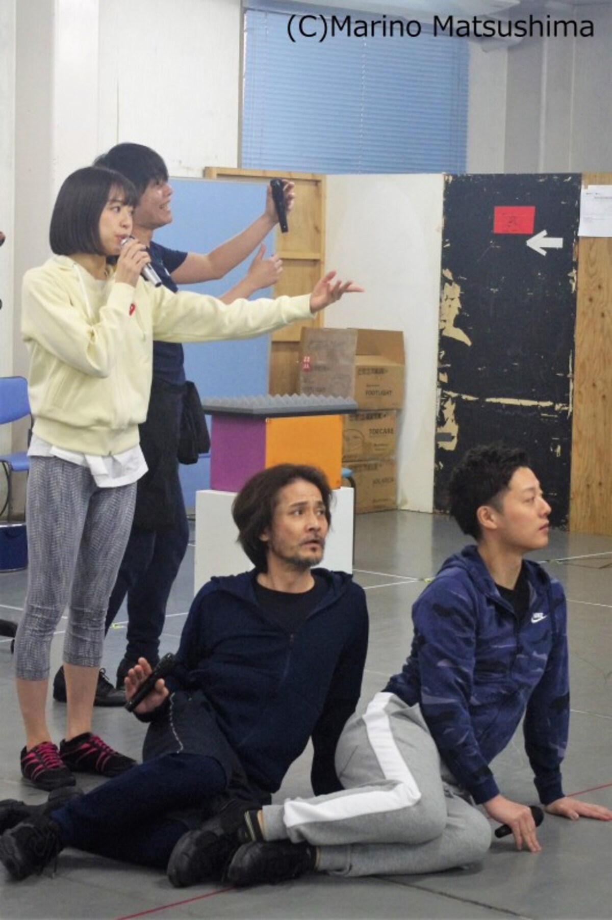 『KAKAI　歌会2019』稽古より。(C)Marino Matsushima