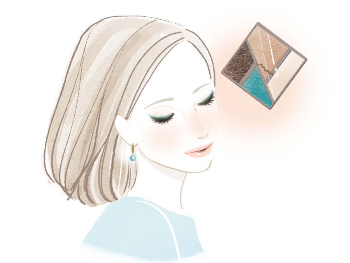 派手色はアイラインのようにすると、使いやすいですよ