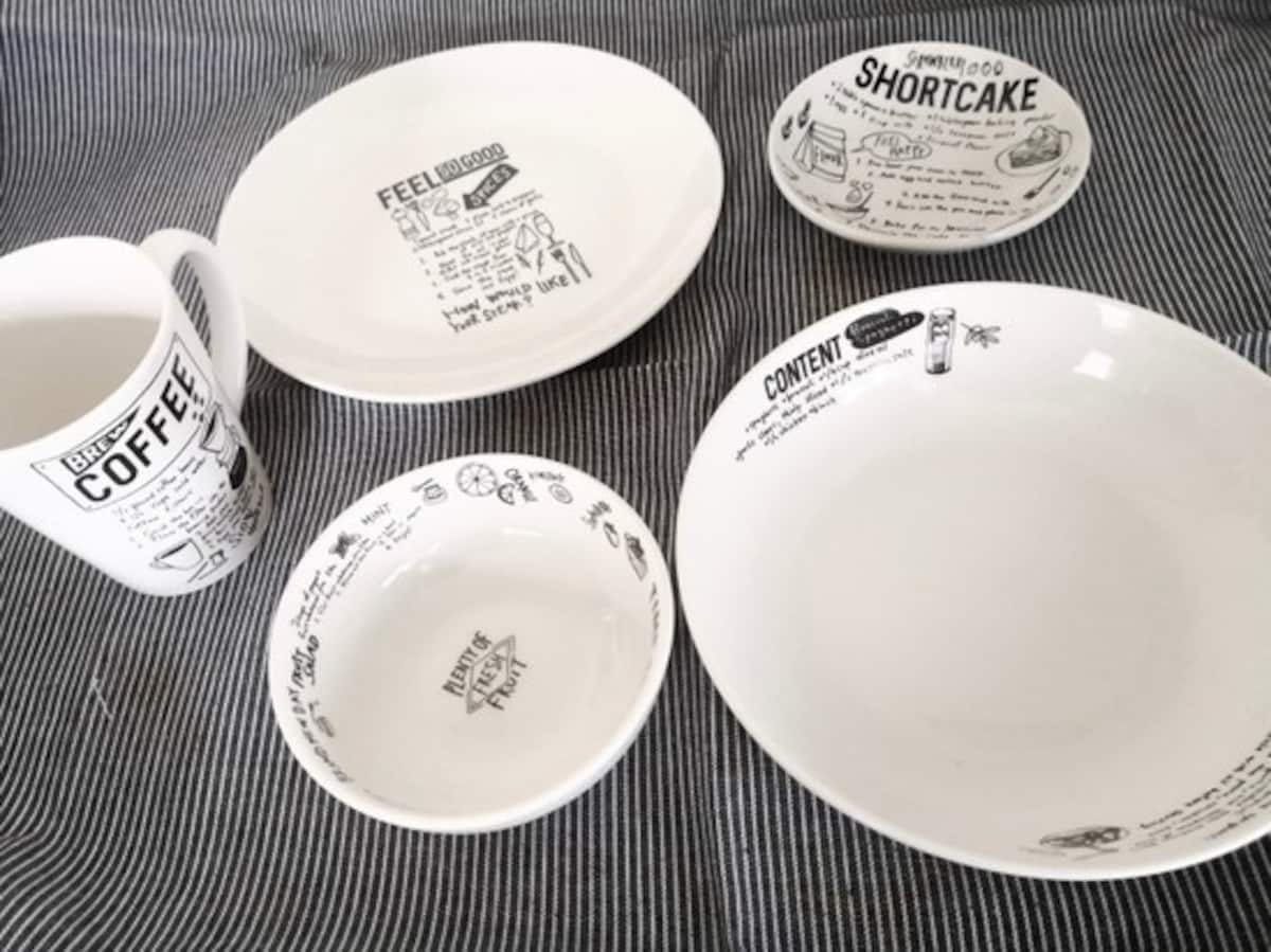 セリアの食器おすすめモノトーン