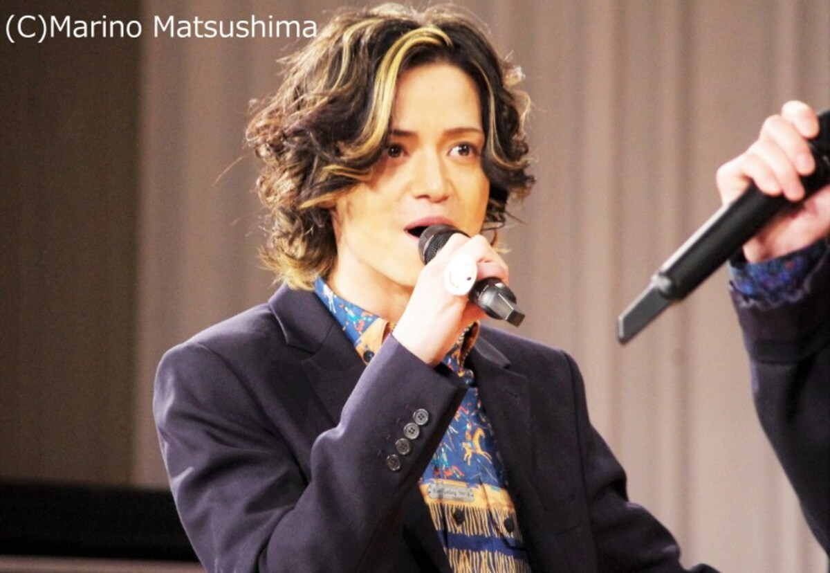 製作発表では楽曲披露も。(C)Marino Matsushima