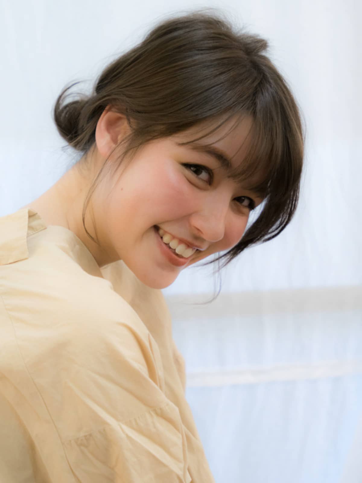 大人ローお団子ヘア