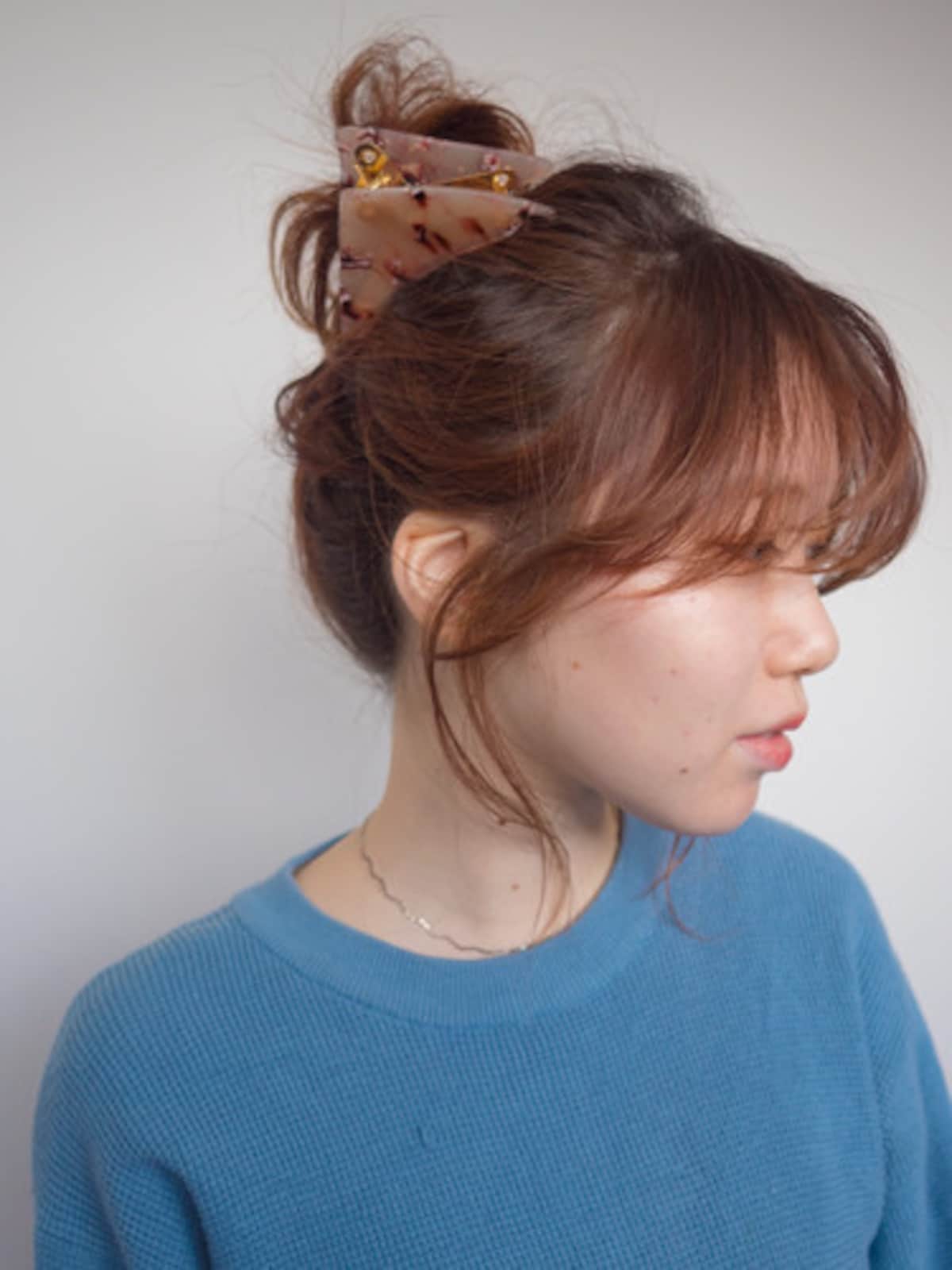 300円ショップの三角バンズクリップ