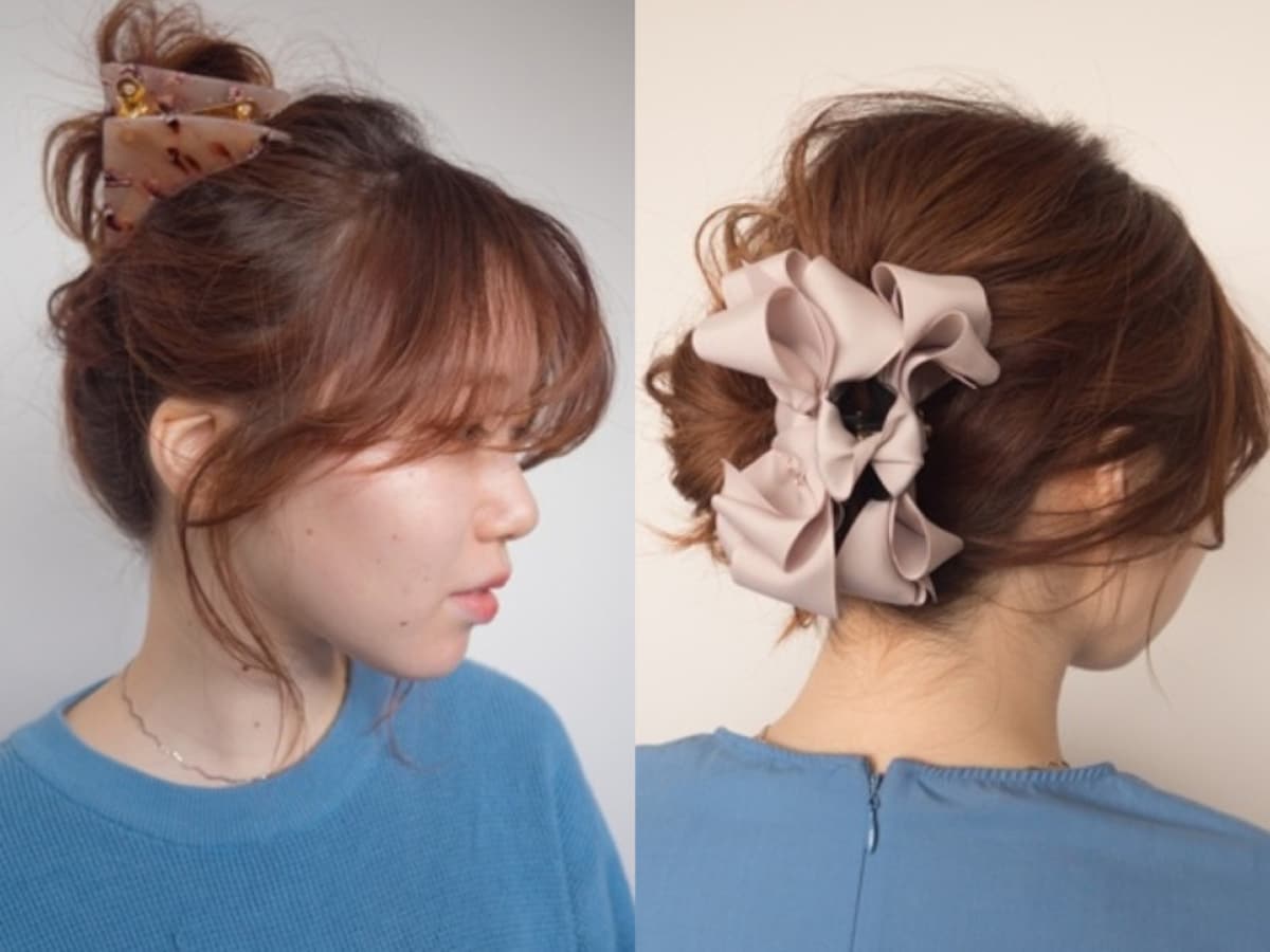 バンスクリップで作るお団子ヘア！脱おばさんヘアアレンジのやり方