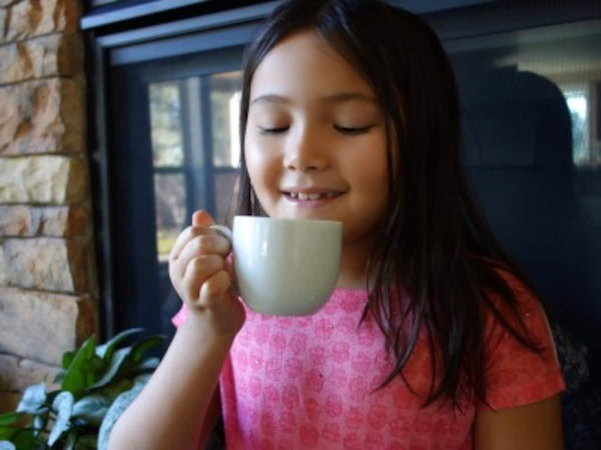 kid likes tea
