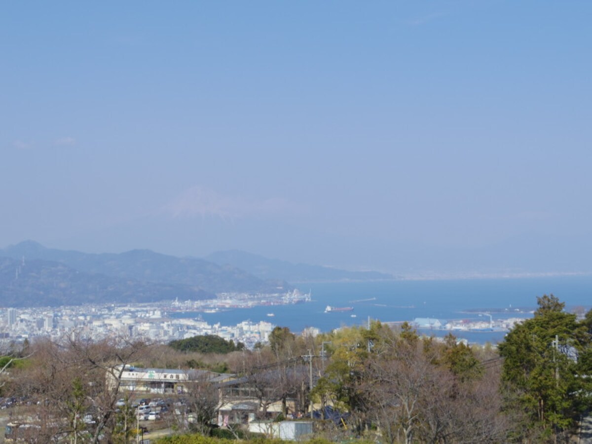駿河湾越しの富士山