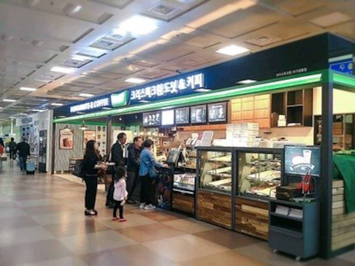 大邱国際空港内のクリスピークリーム