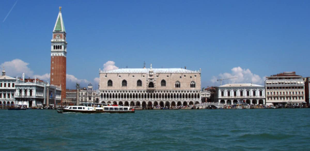 Venezia vista dal mare Piazza San Marco