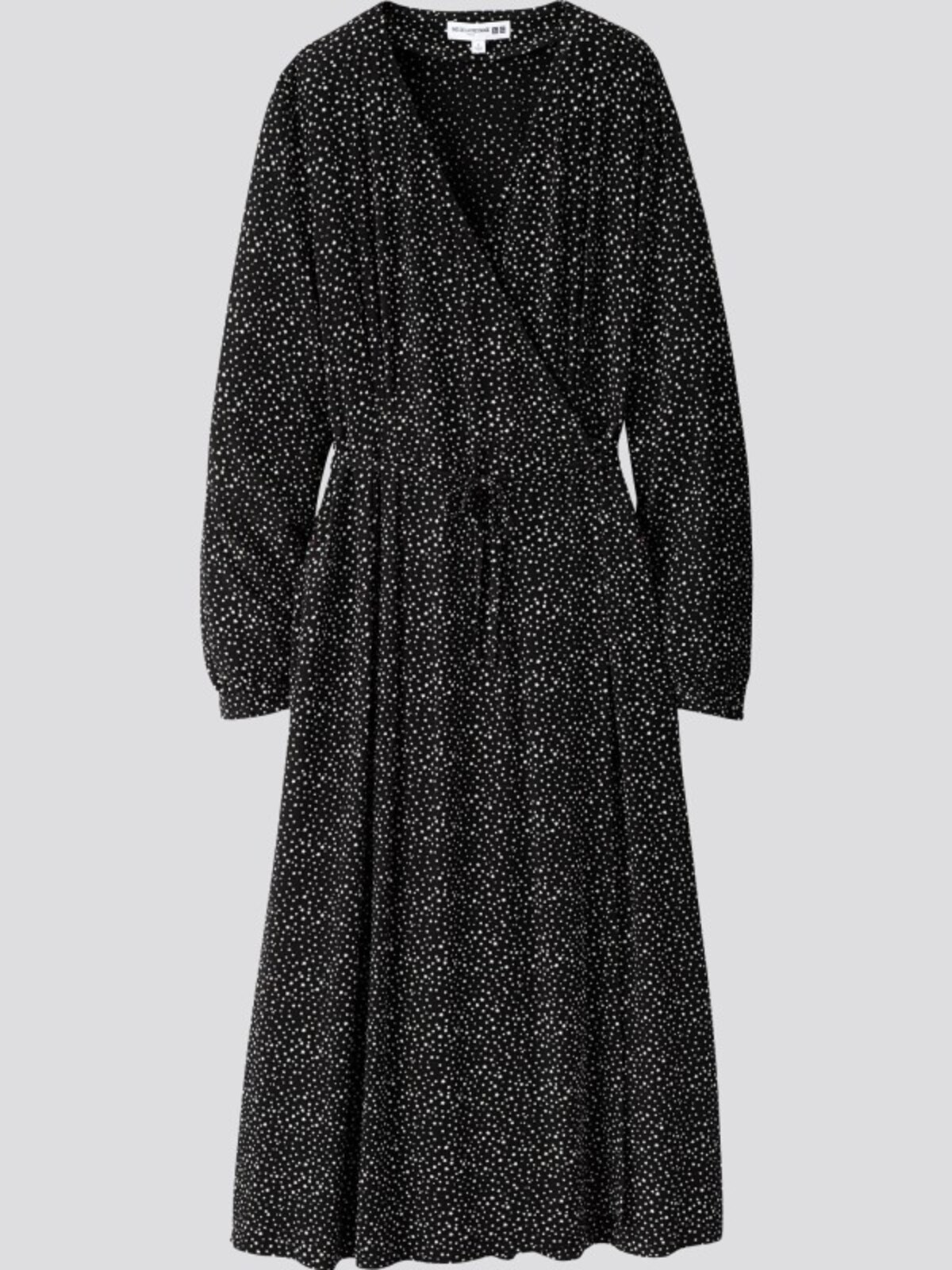 ユニクロ　レーヨンプリントカシュクールワンピース　4990円（税抜）
