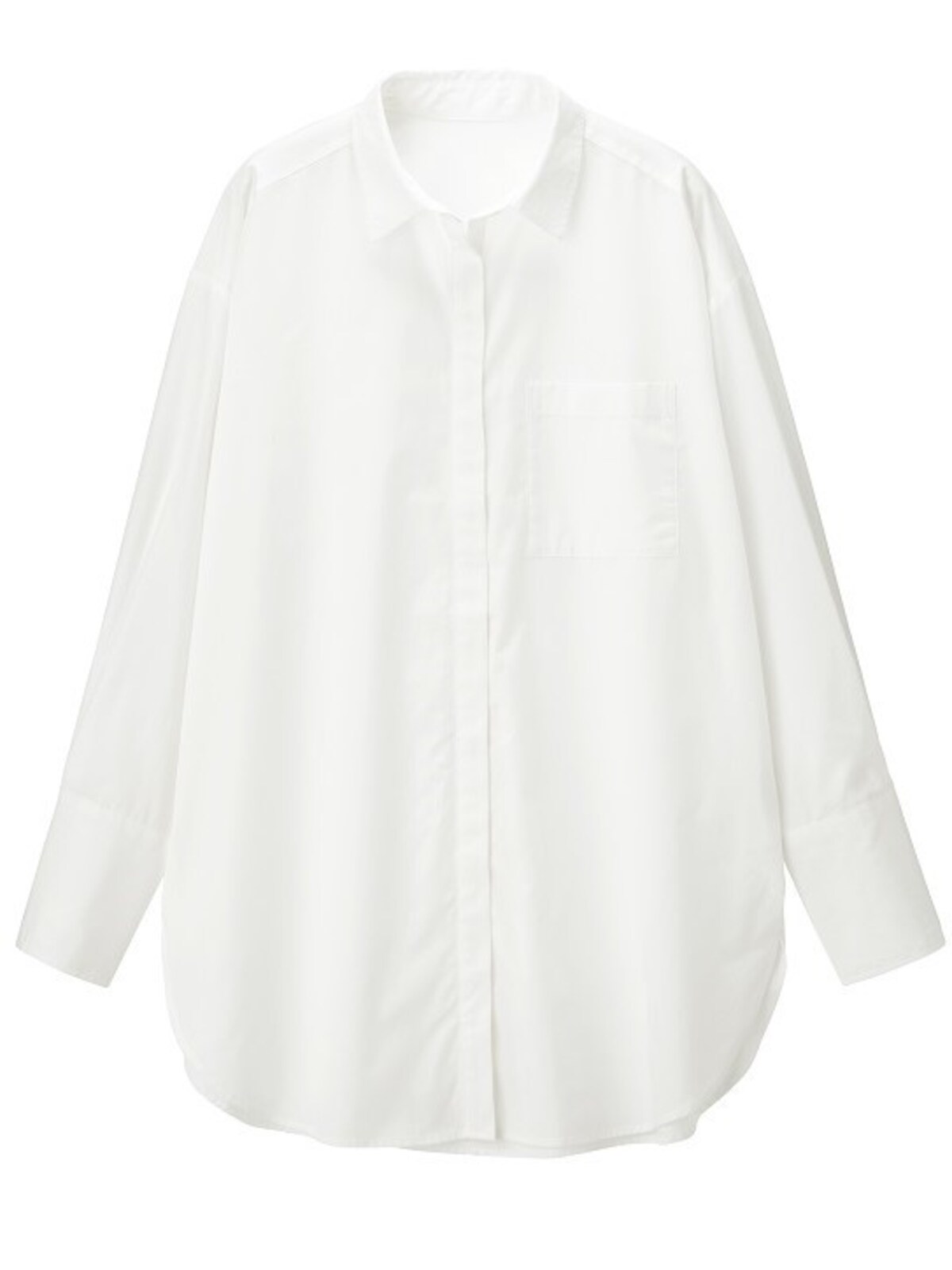 GU ロングシャツチュニック  1990円（税抜）