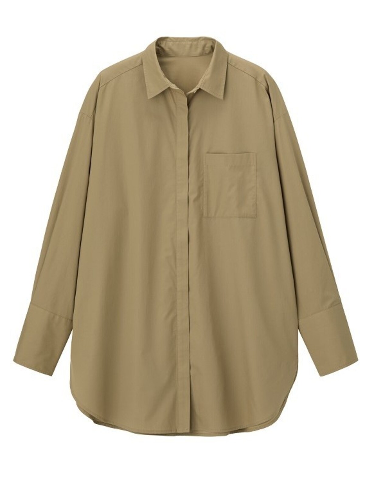 GU ロングシャツチュニック  1990円（税抜）