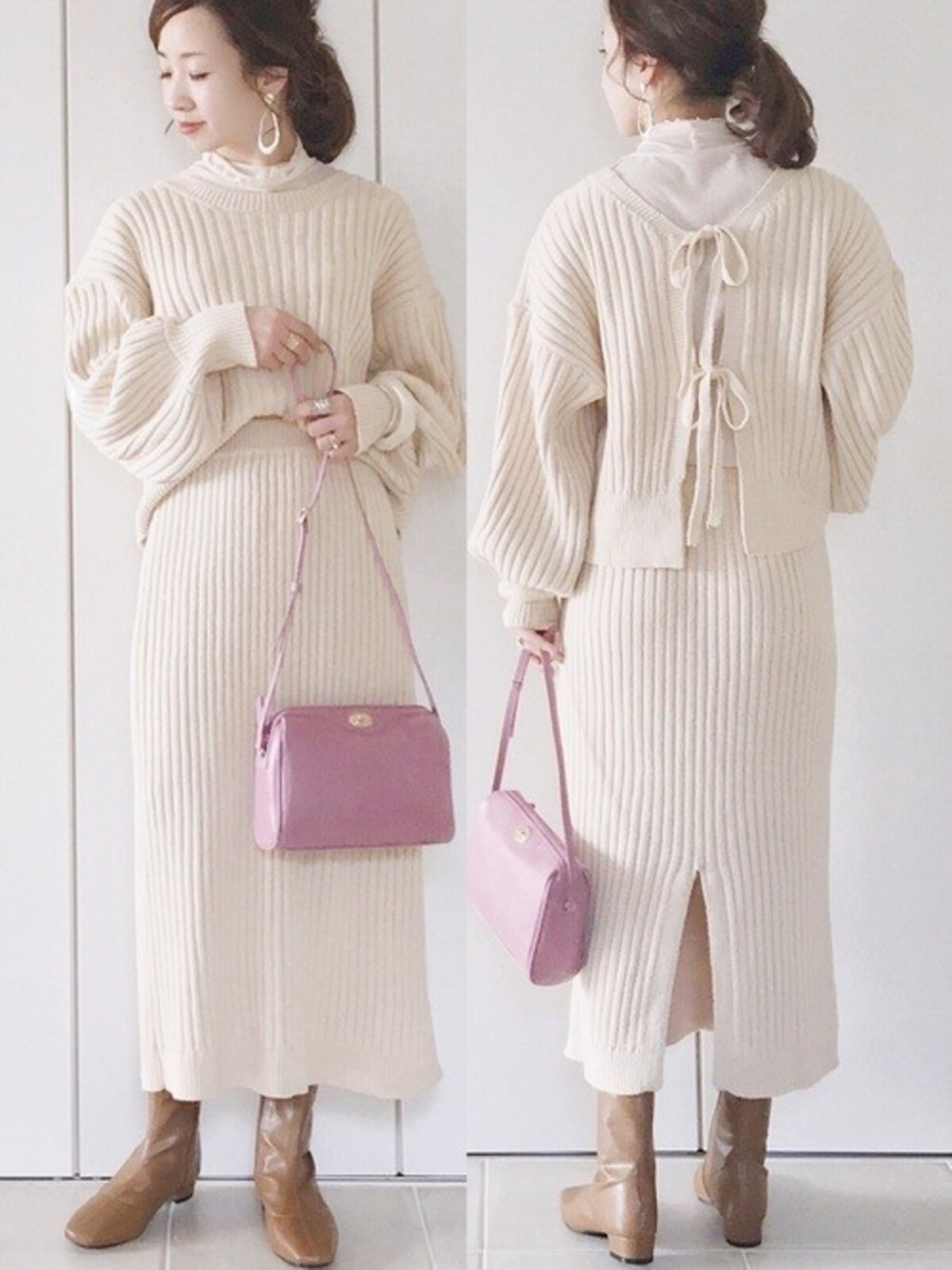 小さなフリルを首もとからのぞかせると、甘めな雰囲気に　出典：WEAR