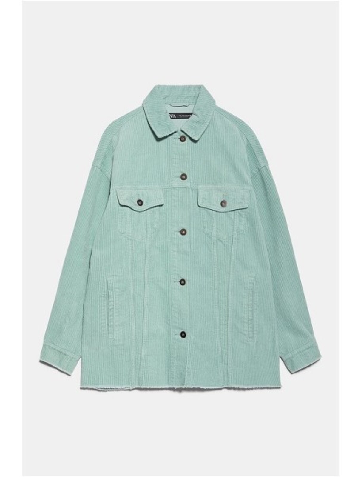 ZARA  ポケット付きコーデュロイ地シャツジャケット  5990円（税抜）